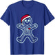X-Ray Gingerbread Man Skeleton Christmas Nurse Xray Tech T-Shirt - T-Shirt | Royal