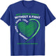 Kidney Disease Awareness Gifts Fighter Warrior Men Women Dad T-Shirt - T-Shirt | Royal