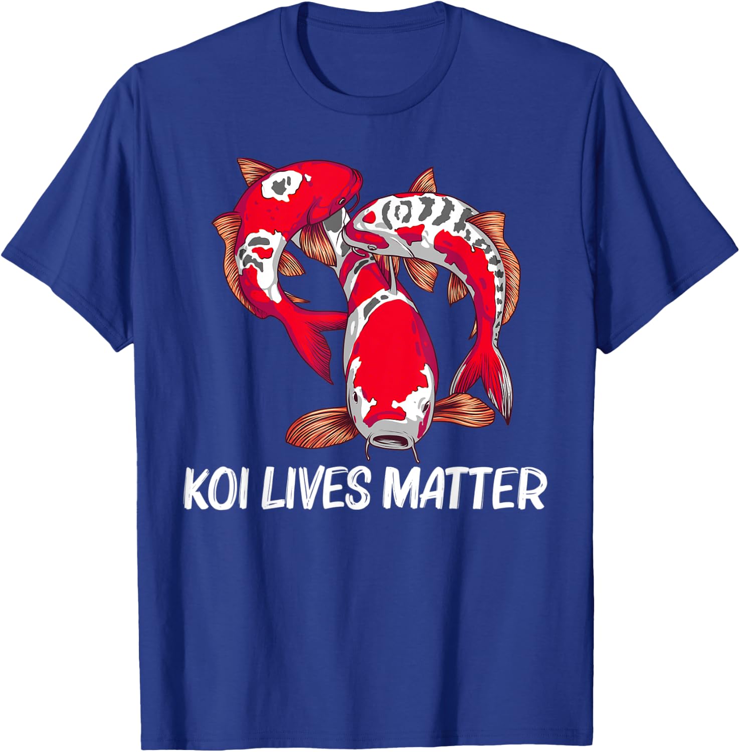 Koi Fish Gift Women Japan Koi Carp Fishes Pond Lover T-Shirt - T-Shirt | Royal