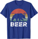 Retro Bear Deer Shirt Animal Lover Gifts Funny Beer Vintage T-Shirt - T-Shirt | Royal