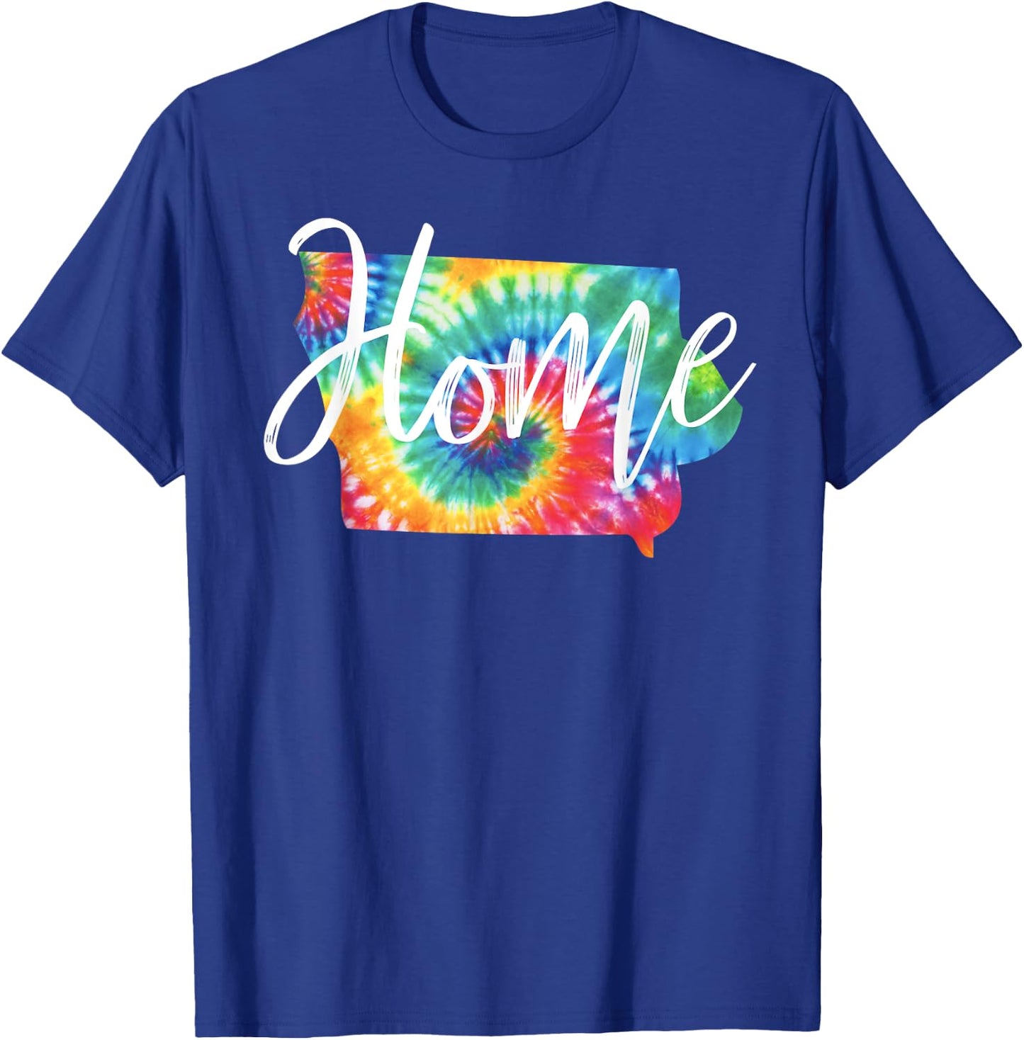 Iowa Tie Dye T-Shirt - T-Shirt | Royal