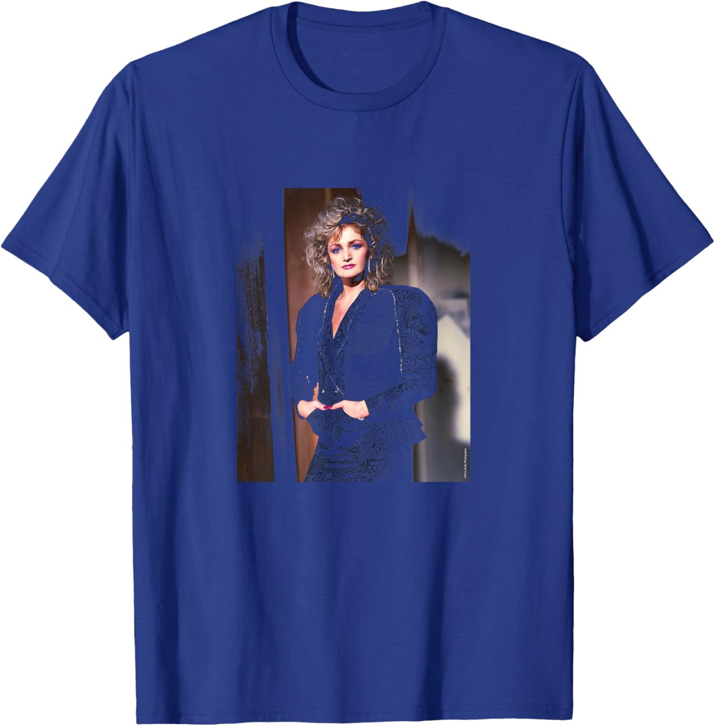 Chris Duffy Photography Singer Bonnie Tyler Portrait T-Shirt - T-Shirt | Royal