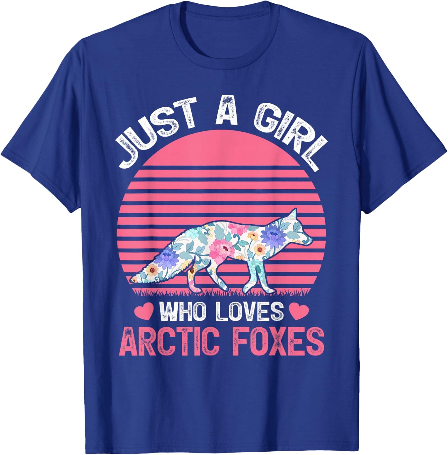 Fox Animal Lover Just A Girl Who Loves Arctic Foxes T-Shirt - T-Shirt | Royal