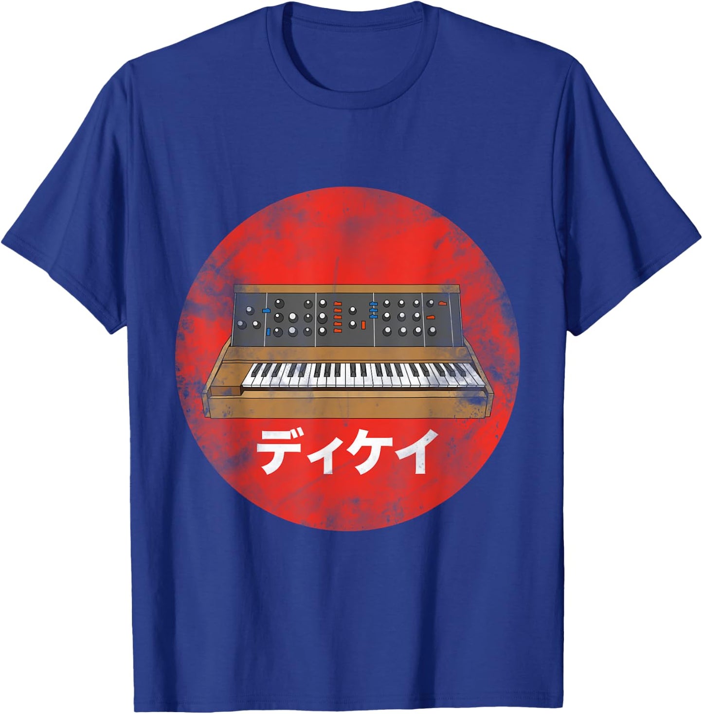 Vintage Synthesizer Japanese Analog Vintage Retro T-Shirt - T-Shirt | Royal
