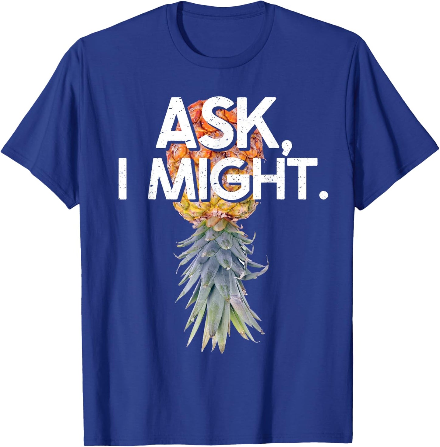 Funny Swinger Upside Down Pineapple Kinky Swinging Item T-Shirt - T-Shirt | Royal