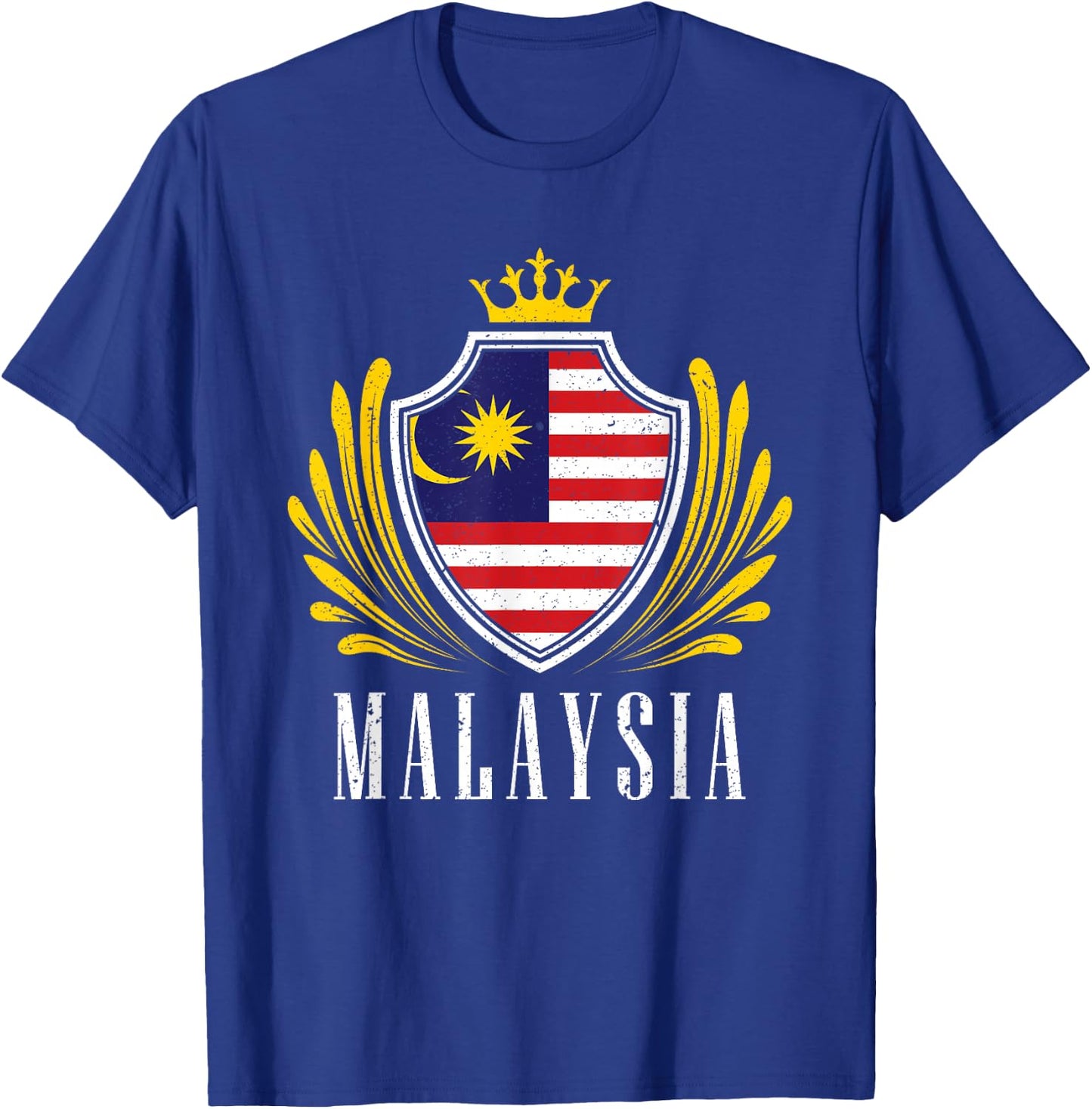 Malaysian Flag Malaysia T-Shirt - T-Shirt | Royal