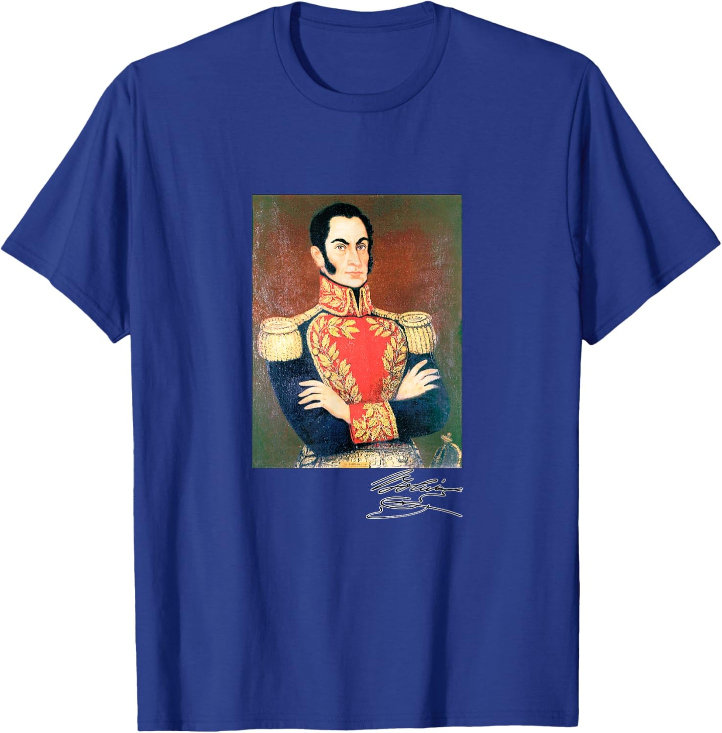 Leader Simon Bolivar T-Shirt - T-Shirt | Royal