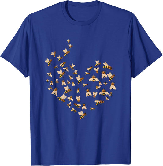 Beekeeper Shirt Men Beekeeping Gift Apiarist Women Honey Bee T-Shirt - T-Shirt | Royal