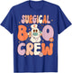 Surgical Boo Crew Nurse Funny Halloween Easy Costume T-Shirt - T-Shirt | Royal