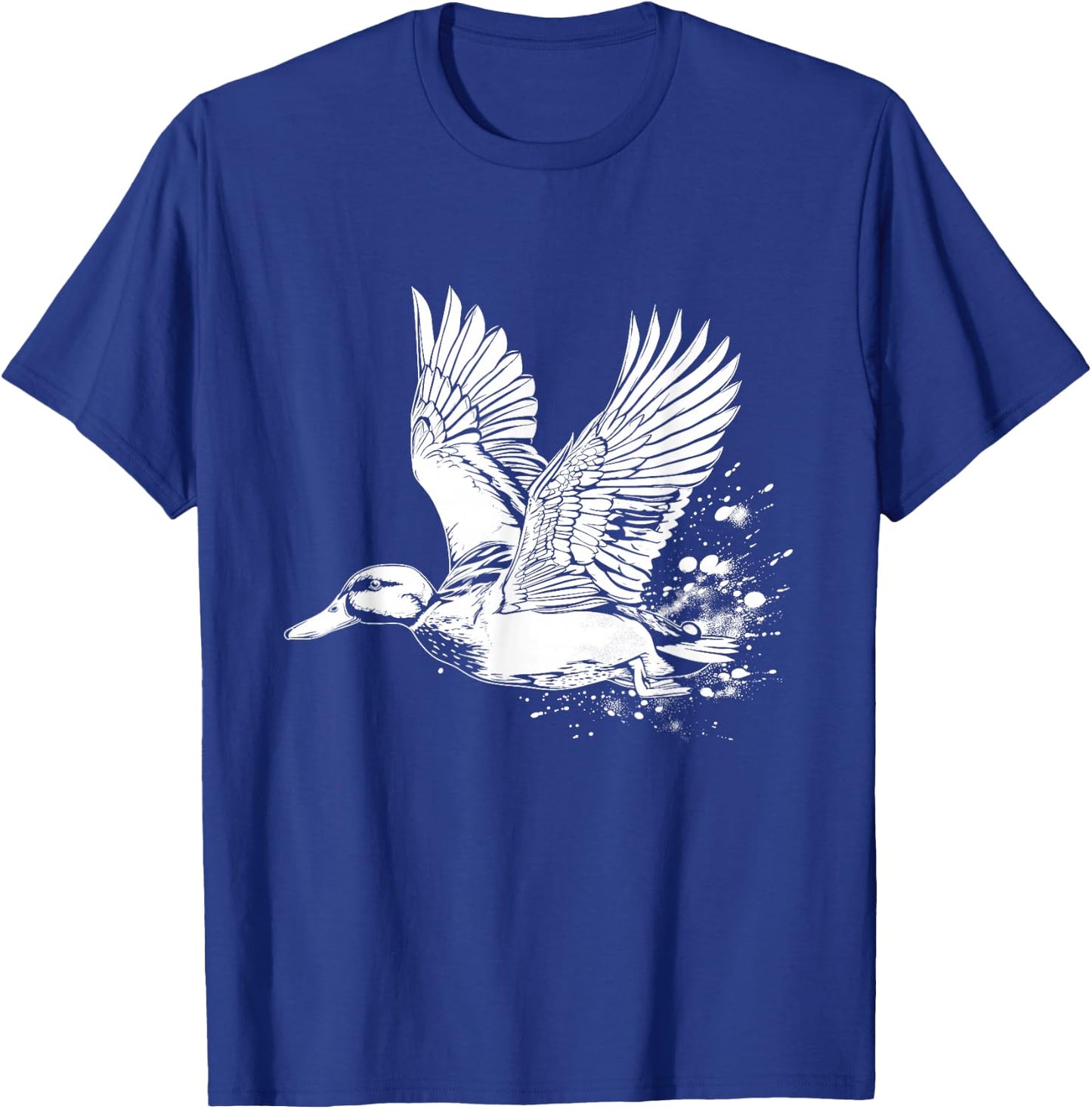 Duck Hunting Waterfowl Mallard Duck Hunter T-Shirt - T-Shirt | Royal