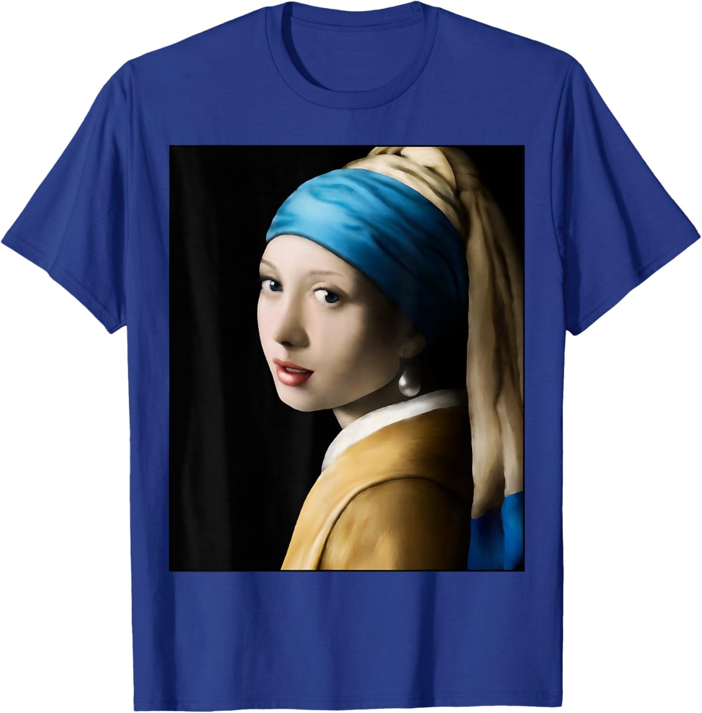 Vermeer The Girl with a pearl earring T-Shirt - T-Shirt | Royal