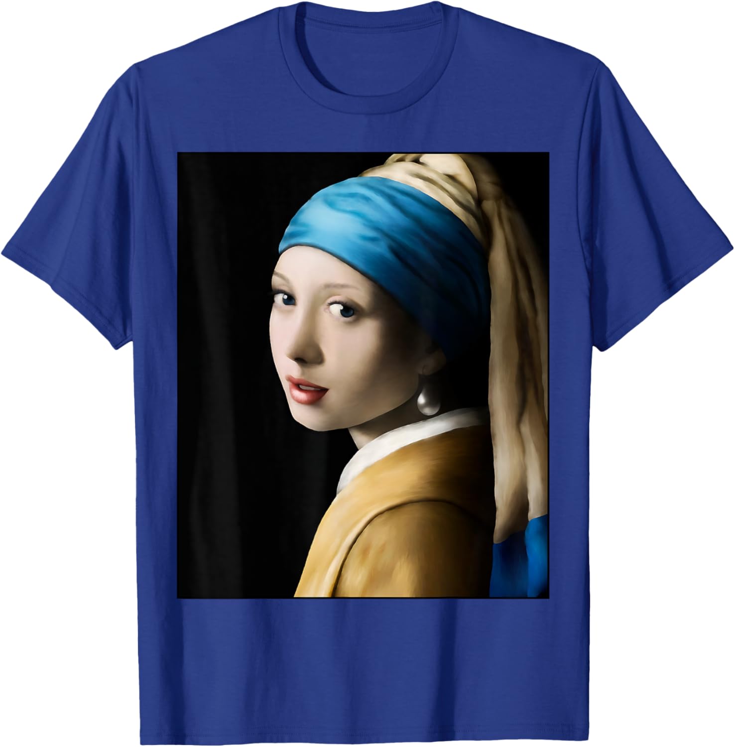 Vermeer The Girl with a pearl earring T-Shirt - T-Shirt | Royal