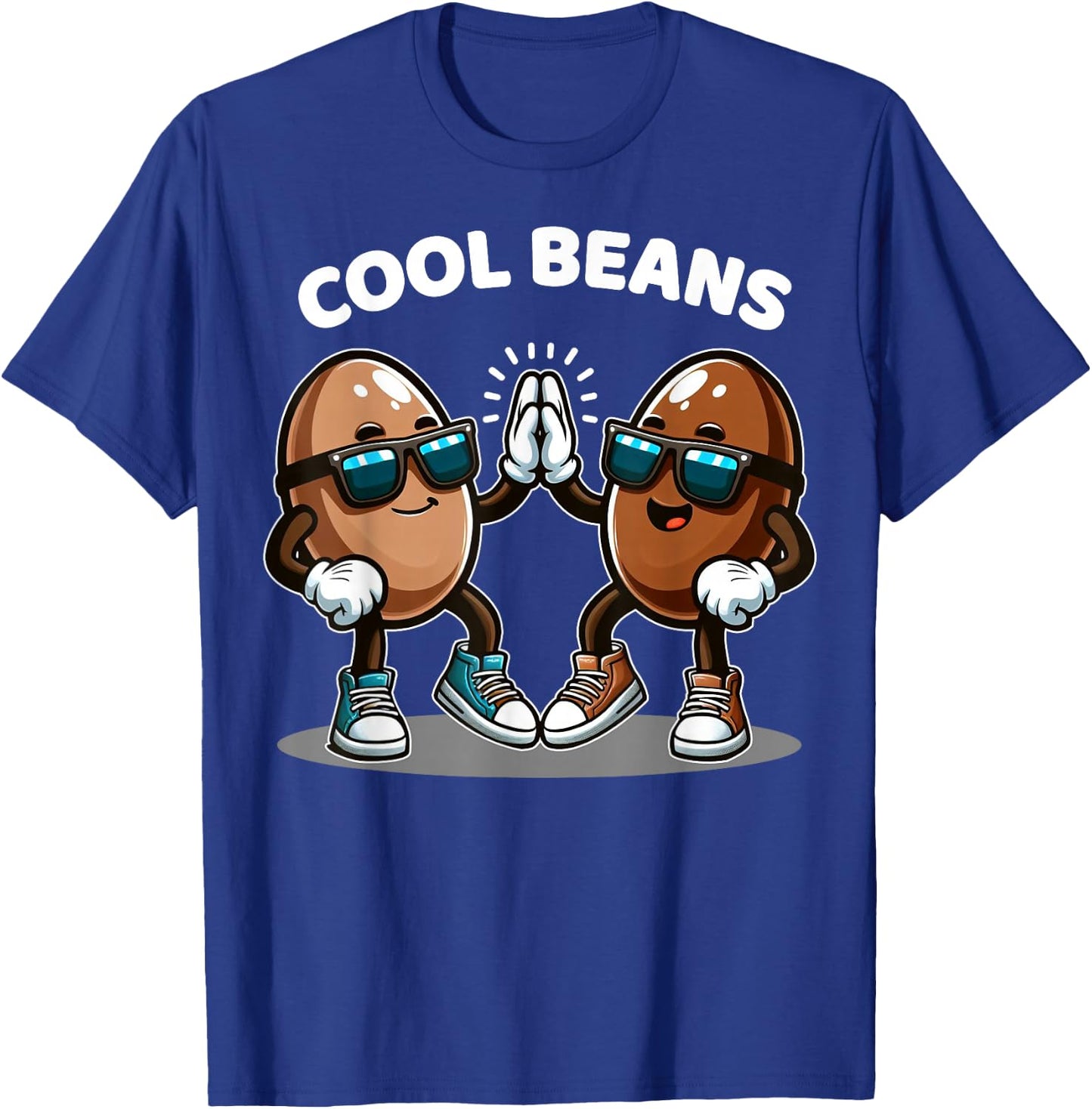 Cool Beans Food Funny Gifts Women Boys Girls Kids T-Shirt - T-Shirt | Royal