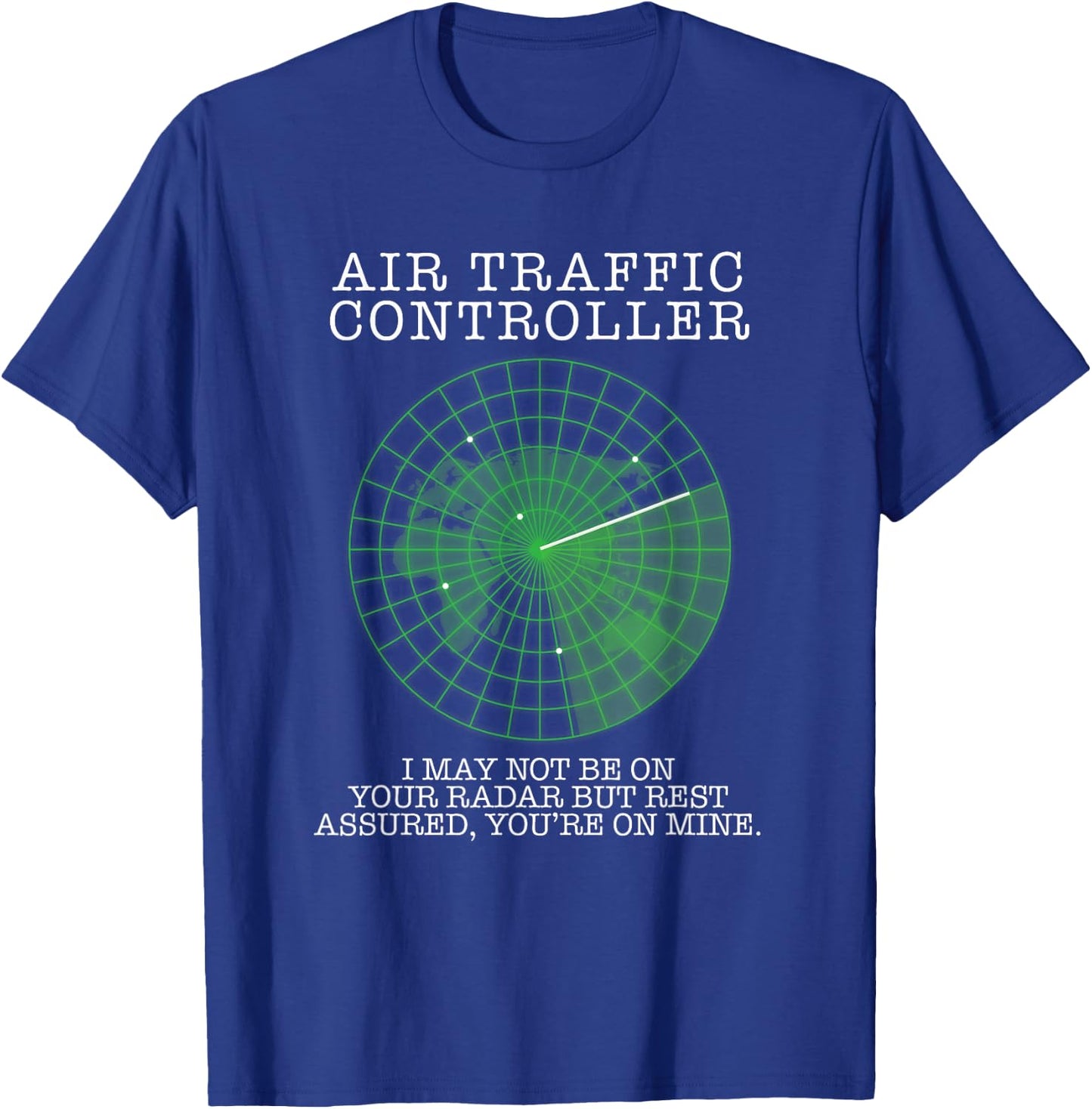 Air Traffic Controller Funny Pilot Aviation T-Shirt - T-Shirt | Royal
