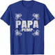 Papa Pump Funny Fathers Day Workout Dad T-Shirt - T-Shirt | Royal