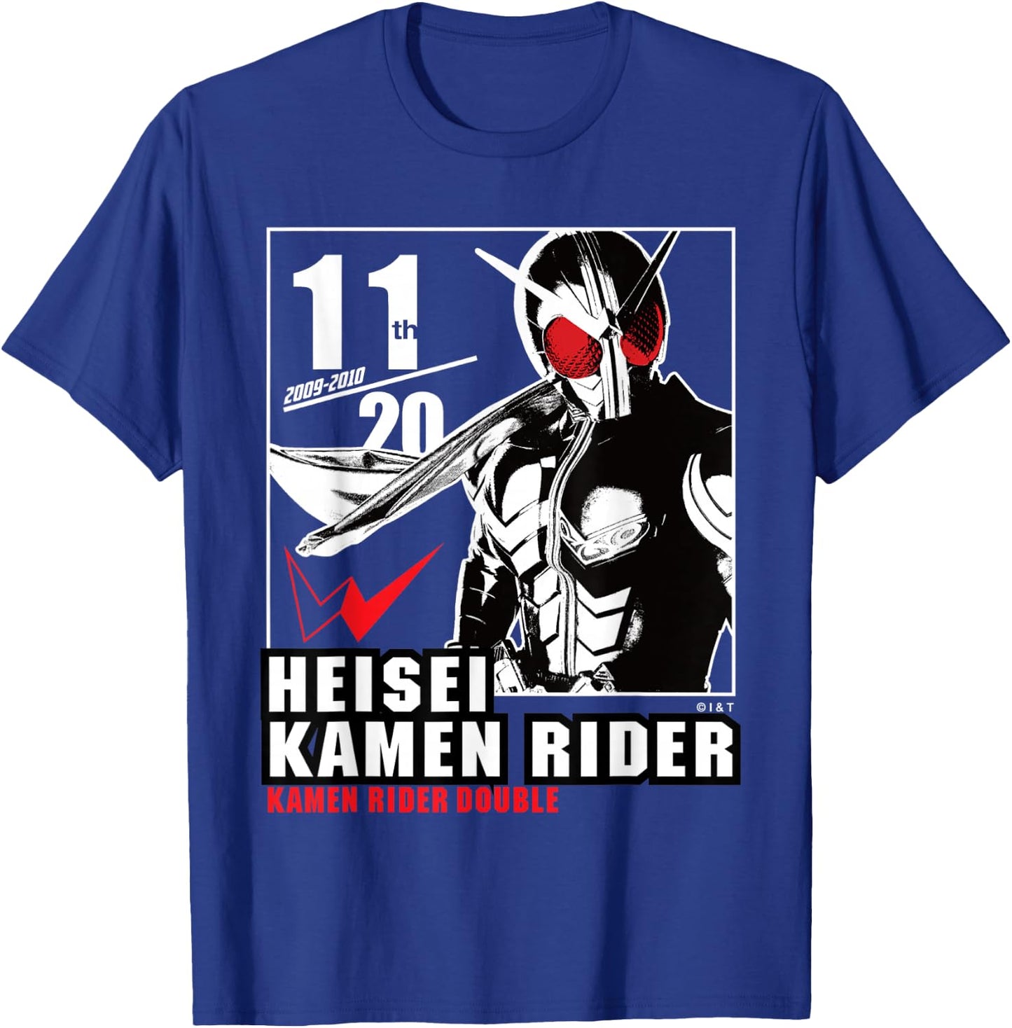 Kamen Rider W Heisei Rider Anniversary T-Shirt - T-Shirt | Royal