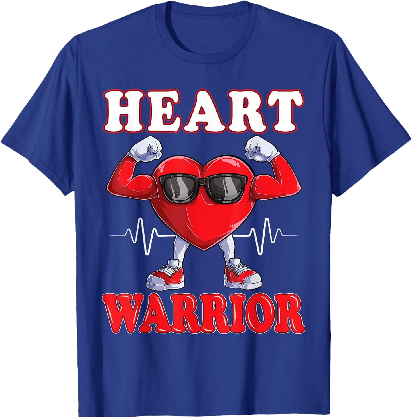 Heart Warrior CHD Awareness T-Shirt - T-Shirt | Royal
