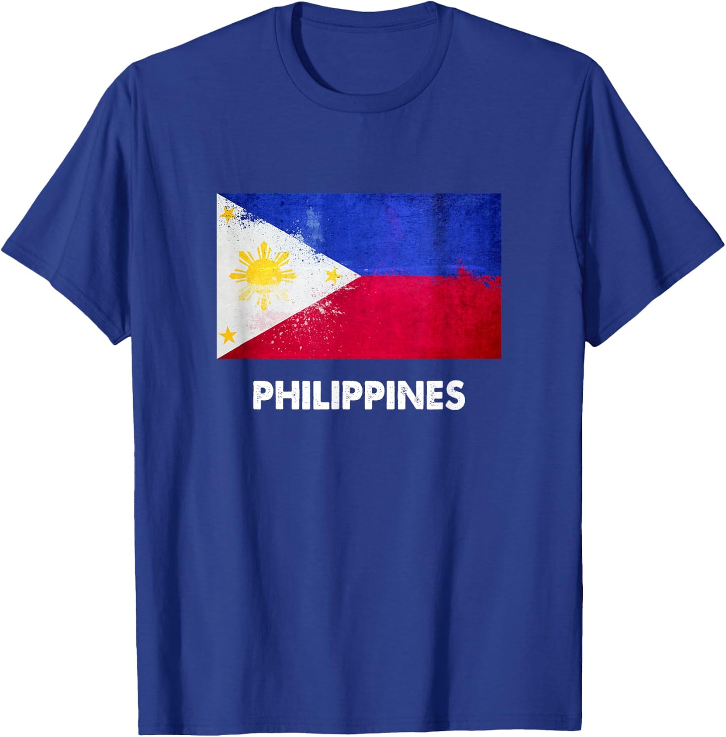 Philippine Flag Shirt | Filipino T-Shirt - T-Shirt | Royal