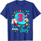 It's My 3rd Birthday Pool Party 3 Years Old T-Shirt - T-Shirt | Royal