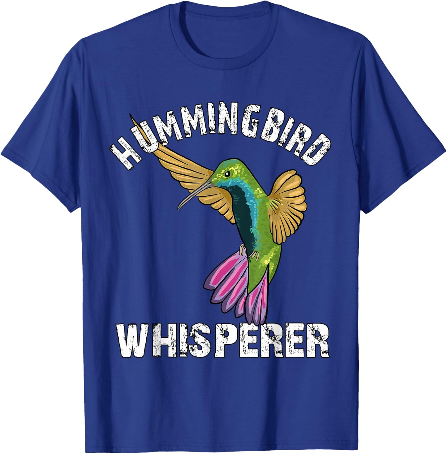 Hummingbird Whisperer Lover Hummingbird Art Love T-Shirt - T-Shirt | Royal