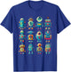 Robots Art Robotics Engineer Robot Robotic Engineering T-Shirt - T-Shirt | Royal