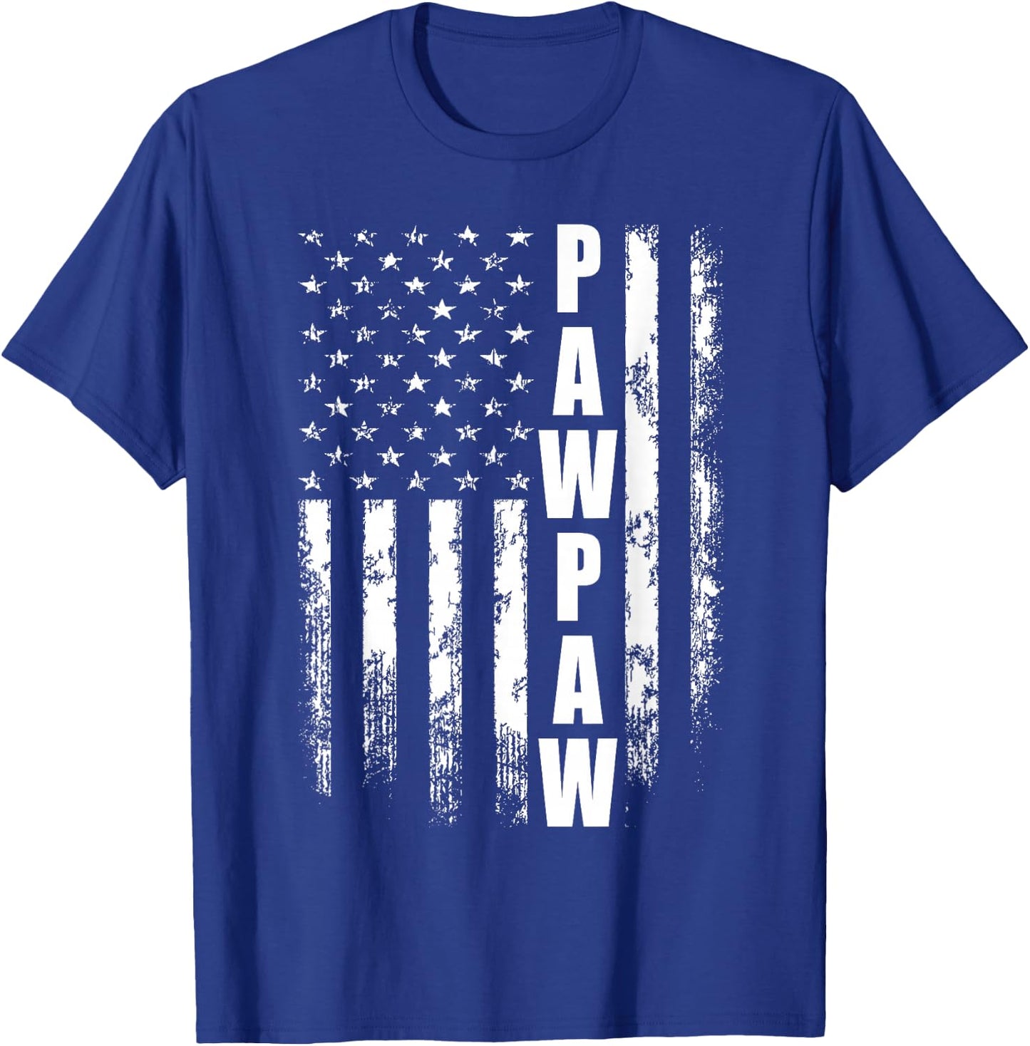 Pawpaw Gift America Flag Gift Father's Day Small T-Shirt - T-Shirt | Royal