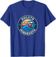 Duluth Minnesota MN Vintage Nautical Waves Design T-Shirt - T-Shirt | Royal