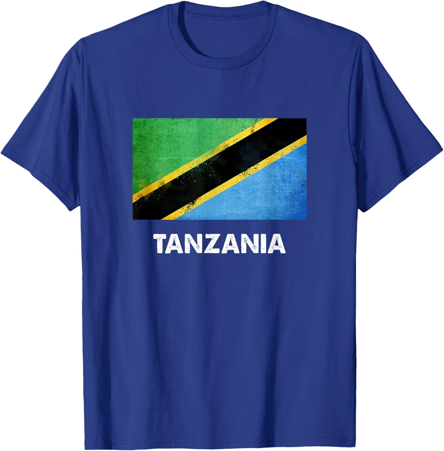 Tanzania flag shirt, Tanzanian T-Shirt - T-Shirt | Royal