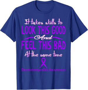 Dermatomyositis Awareness T-Shirt - T-Shirt | Royal