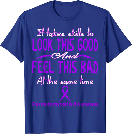Dermatomyositis Awareness T-Shirt - T-Shirt | Royal