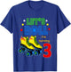 Rolling Into 3 years Let's Roll I'm Turning 3 Roller Skate T-Shirt - T-Shirt | Royal