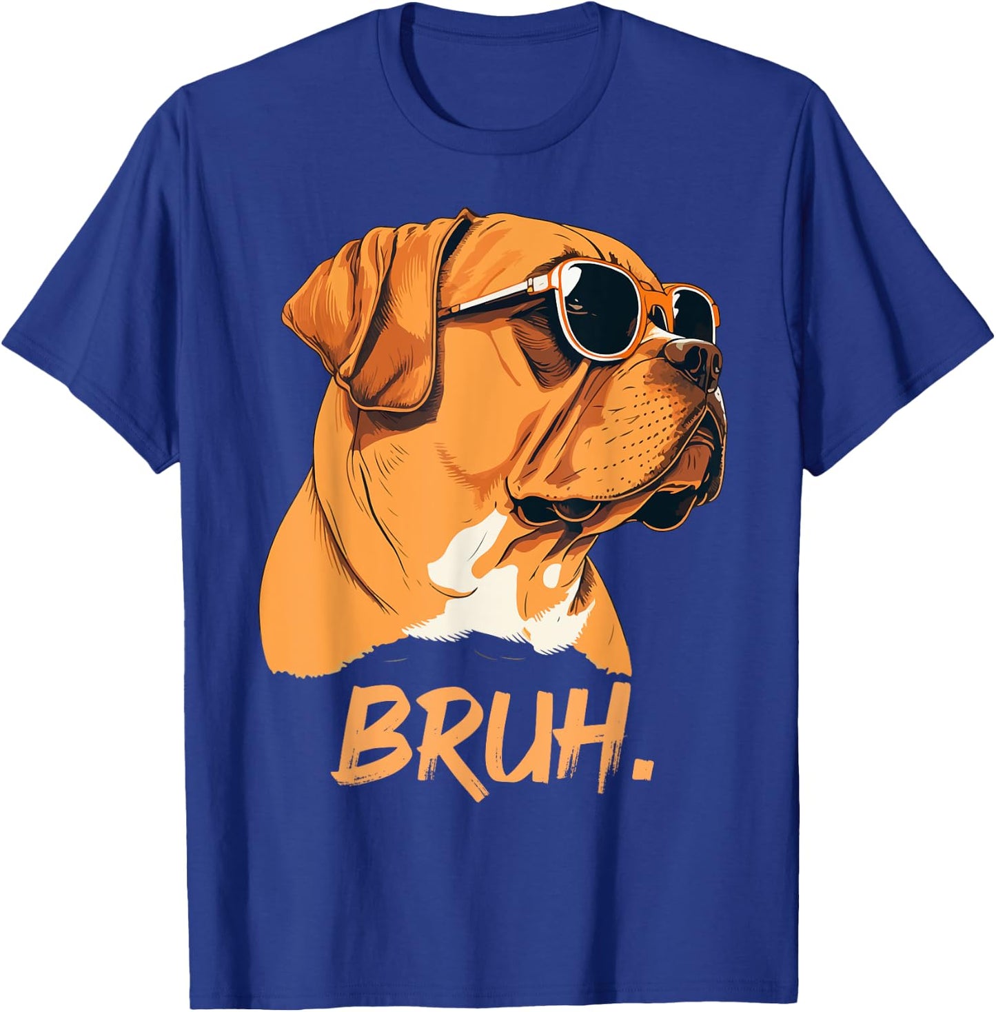 Bruh Funny Meme Saying Bruh with Dog face Teens Boy Girls T-Shirt - T-Shirt | Royal