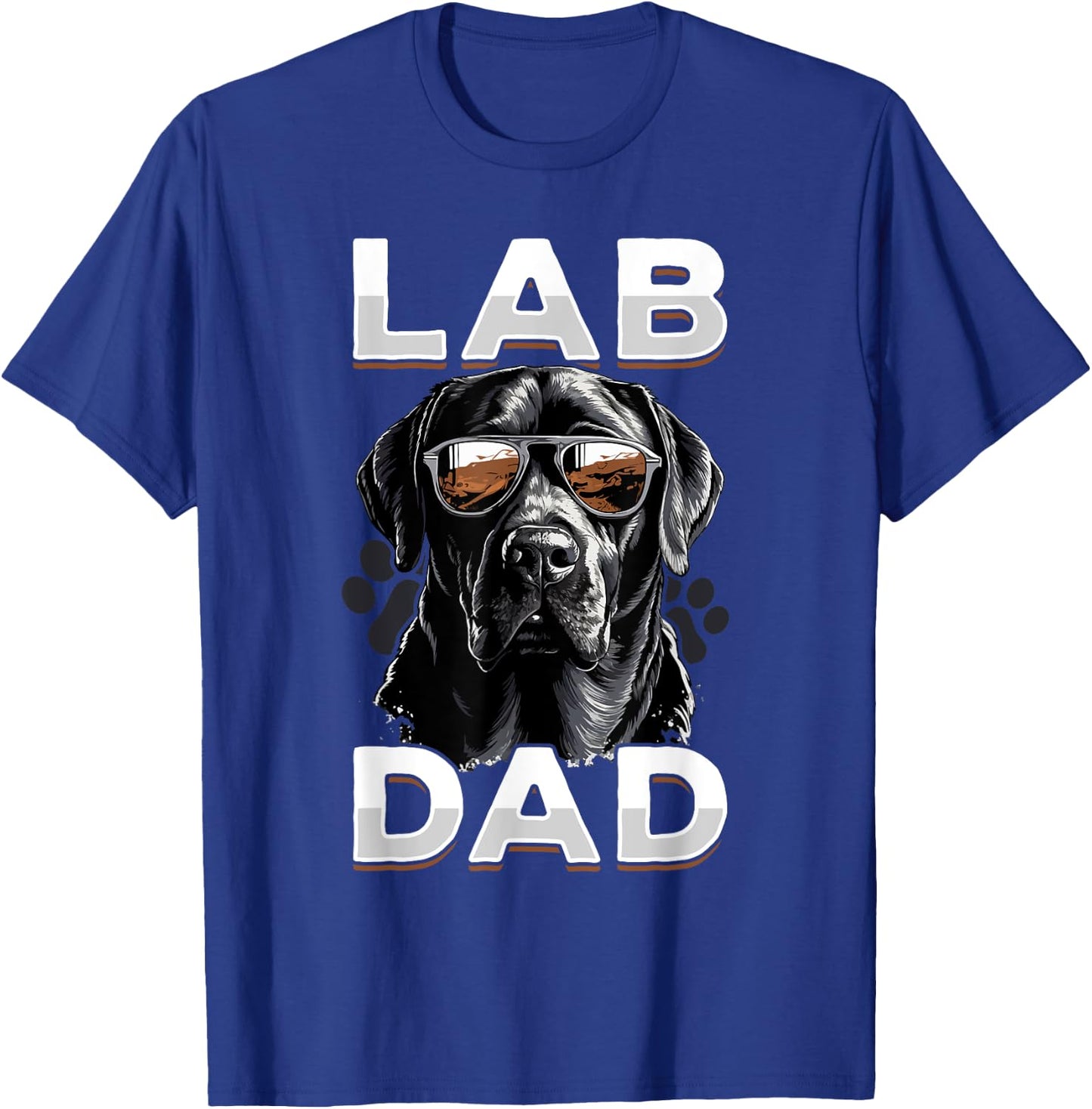 Labrador Retriever Dog Breed Pet - Lab Dad T-Shirt - T-Shirt | Royal