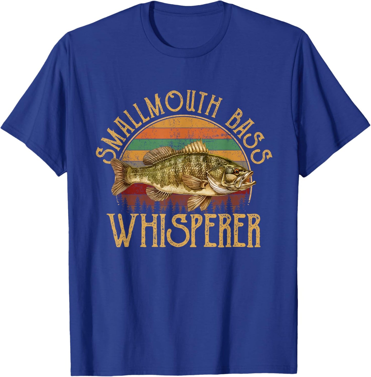 Smallmouth bass Whisperer, smallmouth bass T-Shirt - T-Shirt | Royal