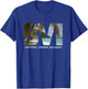 British Virgin Islands BVI Souvenir Beach & Palm Trees T-Shirt - T-Shirt | Royal
