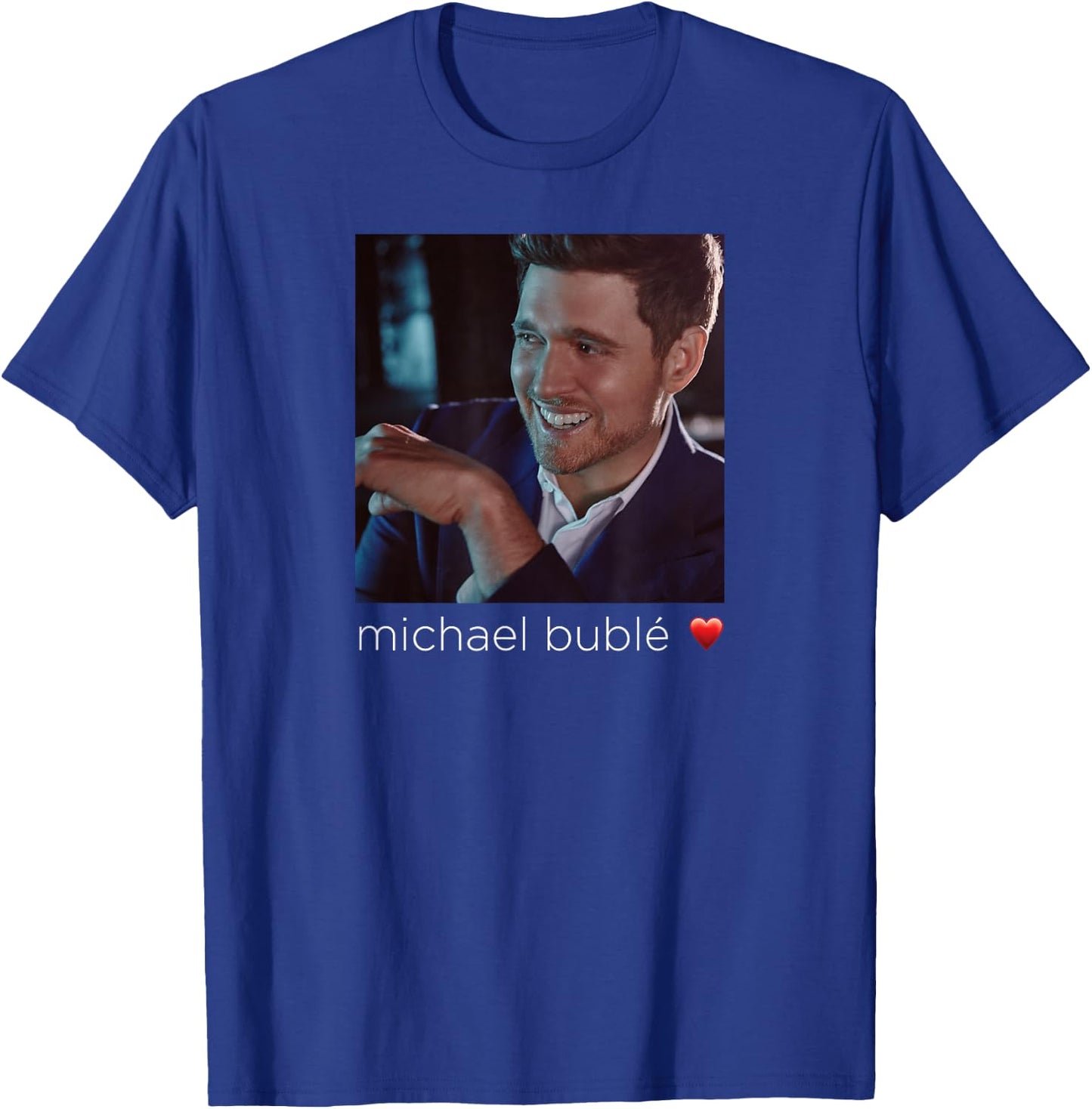 Michael Bublé Heart T-Shirt - T-Shirt | Royal