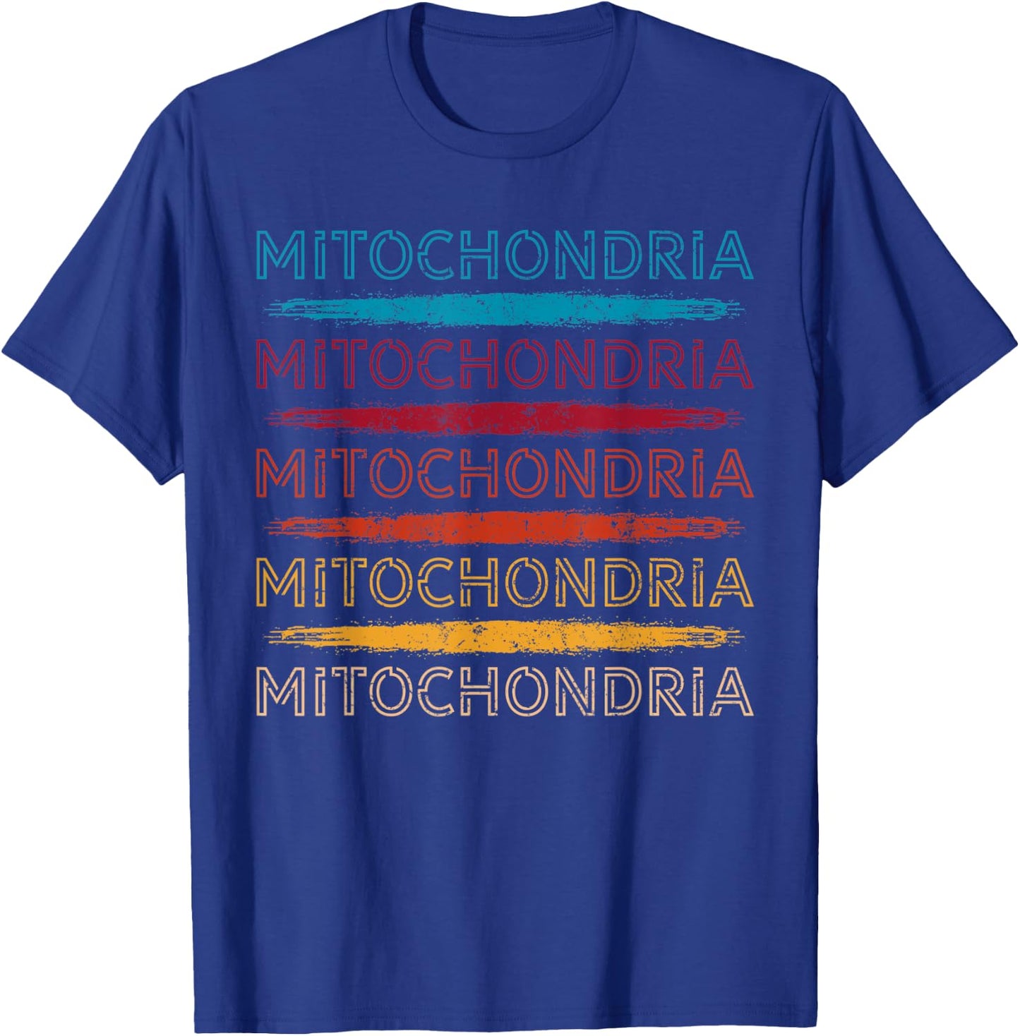 Mitochondria Retro Powerhouse Of The Cell Bacteria Biology T-Shirt - T-Shirt | Royal