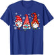 Nurse Christmas Gnomes Xmas Scrub Top ER Rn Nursing Gnomies T-Shirt - T-Shirt | Royal