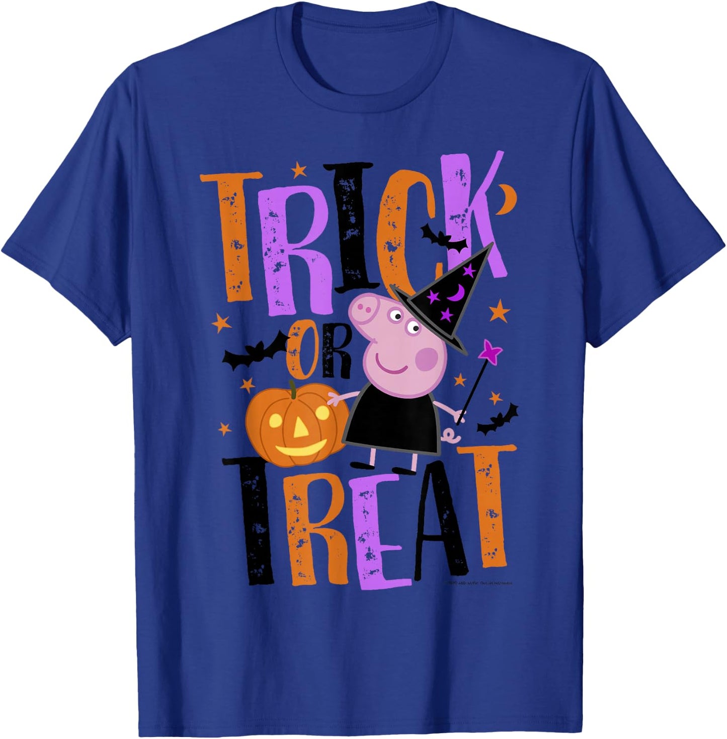 Peppa Pig Halloween Trick Or Treat T-Shirt - T-Shirt | Royal