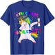 Dab Unicorn Sixth 6th Grade Graduation Cap Nailed It Gift T-Shirt - T-Shirt | Royal