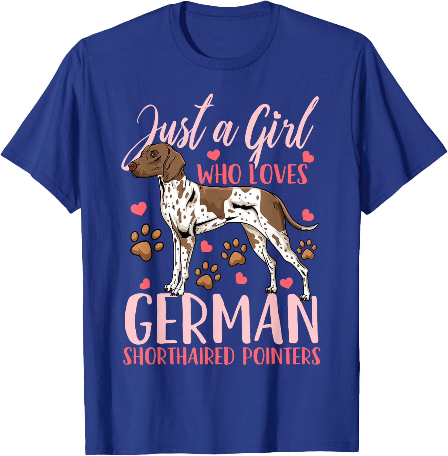 German Shorthaired Pointer T-Shirt - T-Shirt | Royal