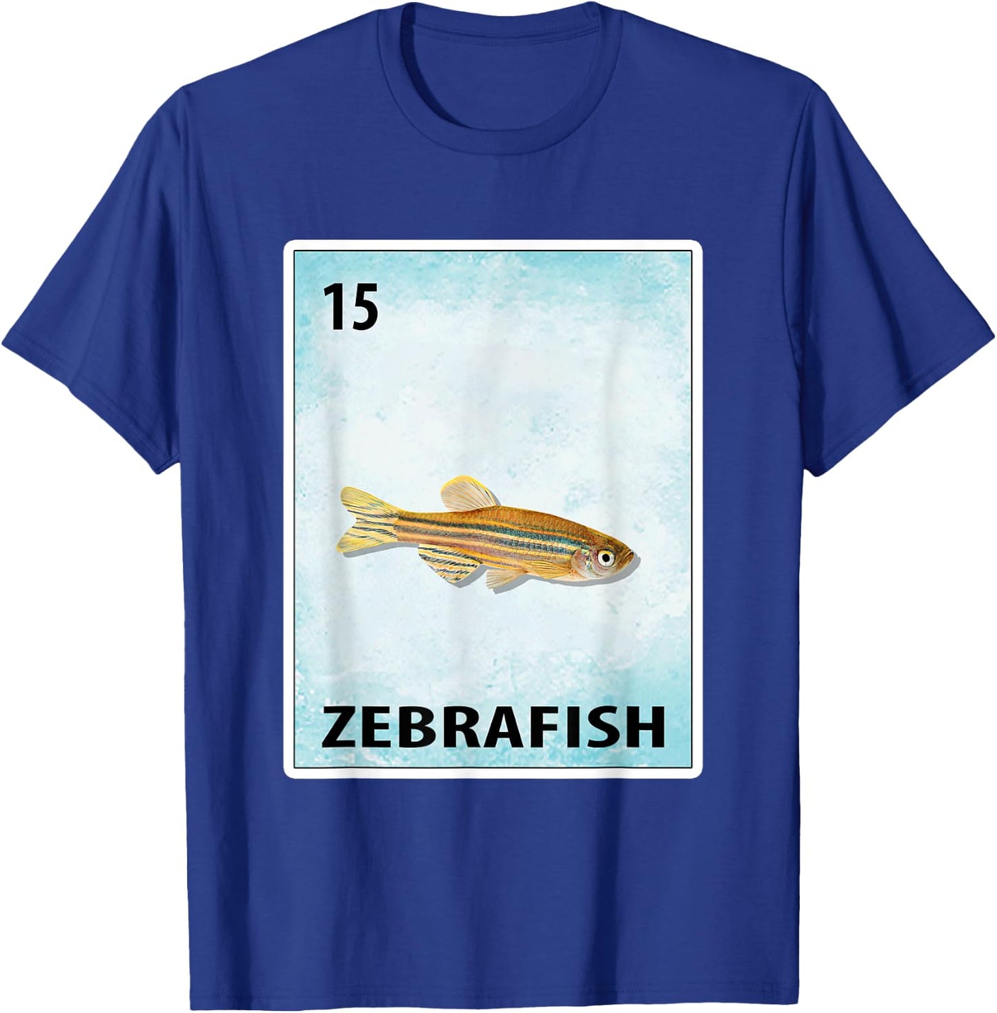 Zebrafish Mexican Fish Cards T-Shirt - T-Shirt | Royal
