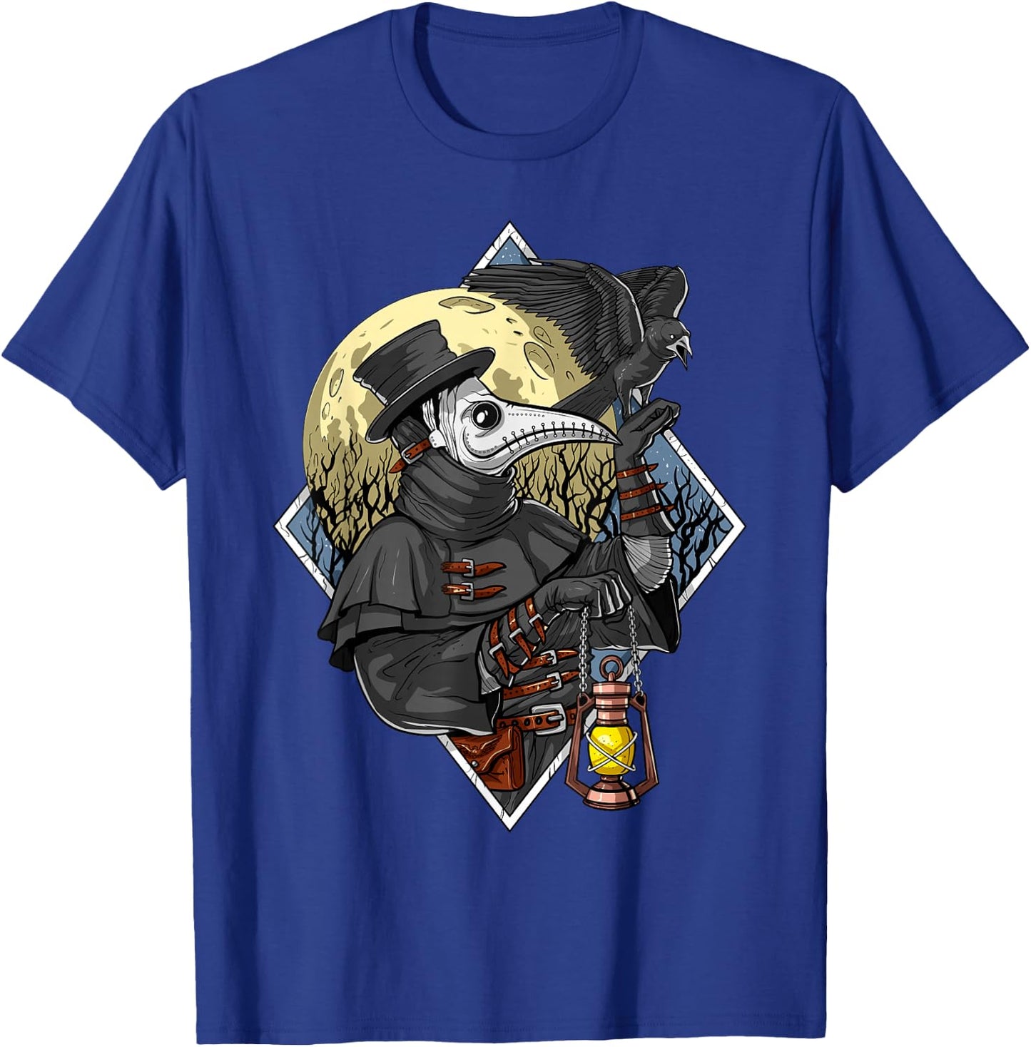 Plague Doctor Raven Gothic Macabre T-Shirt - T-Shirt | Royal