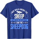 I May Walk Among The Sheep-dog Police Officer Cop T-Shirt - T-Shirt | Royal