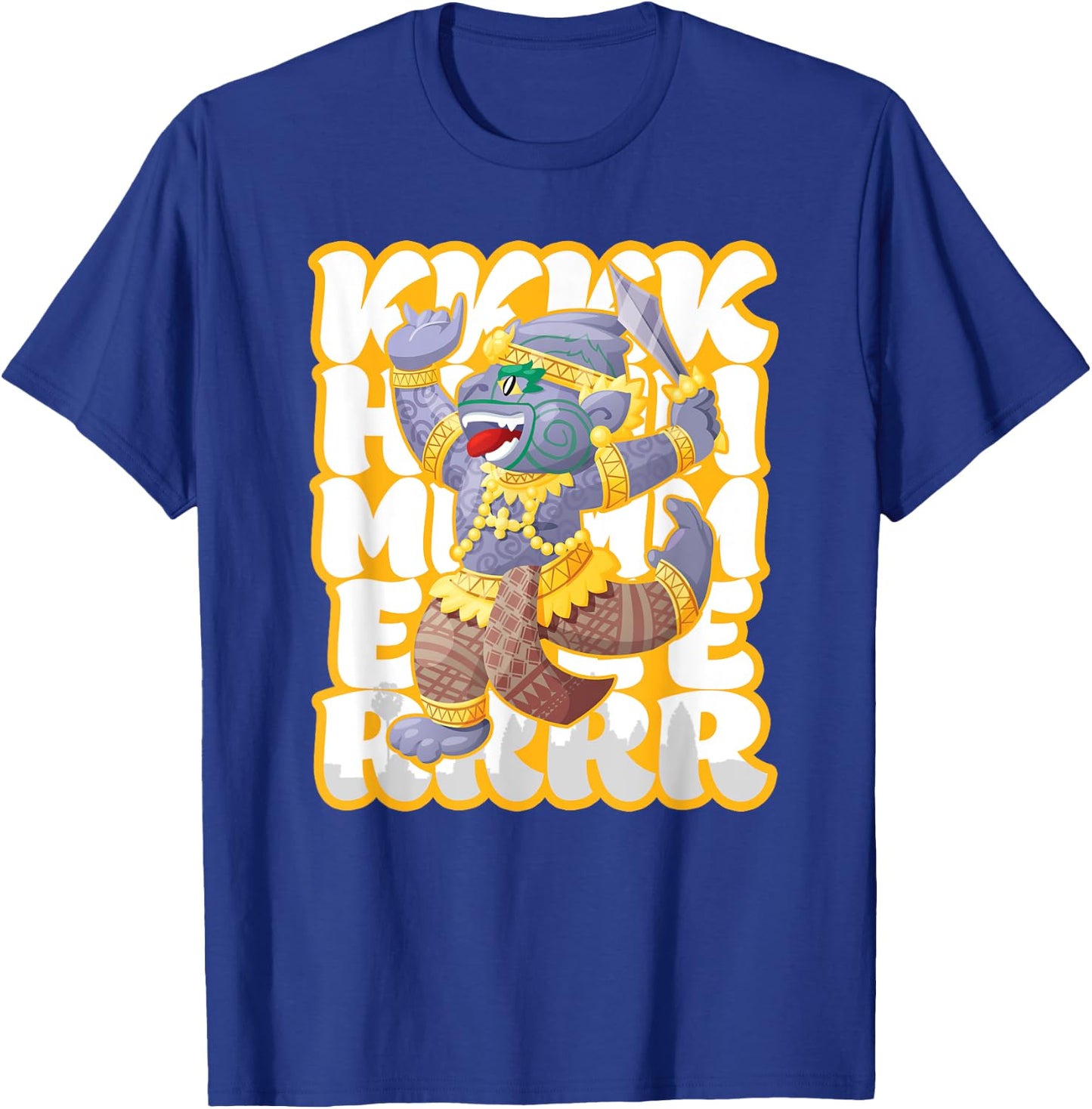 Cambodian Khmer Angkor Hanuman Monkey King Love T-Shirt - T-Shirt | Royal