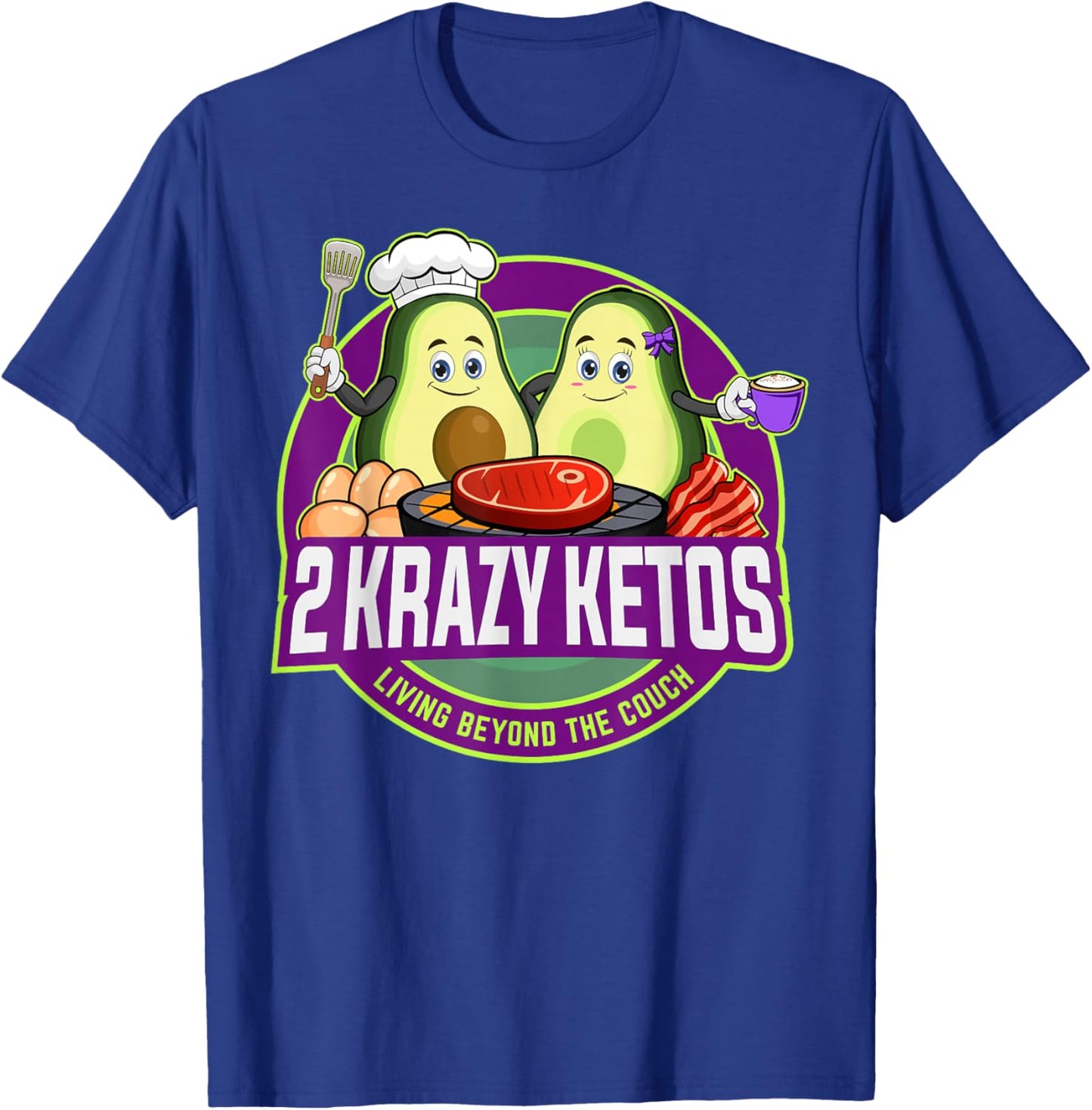 2 Krazy Ketos Logo 2024 T-Shirt - T-Shirt | Royal