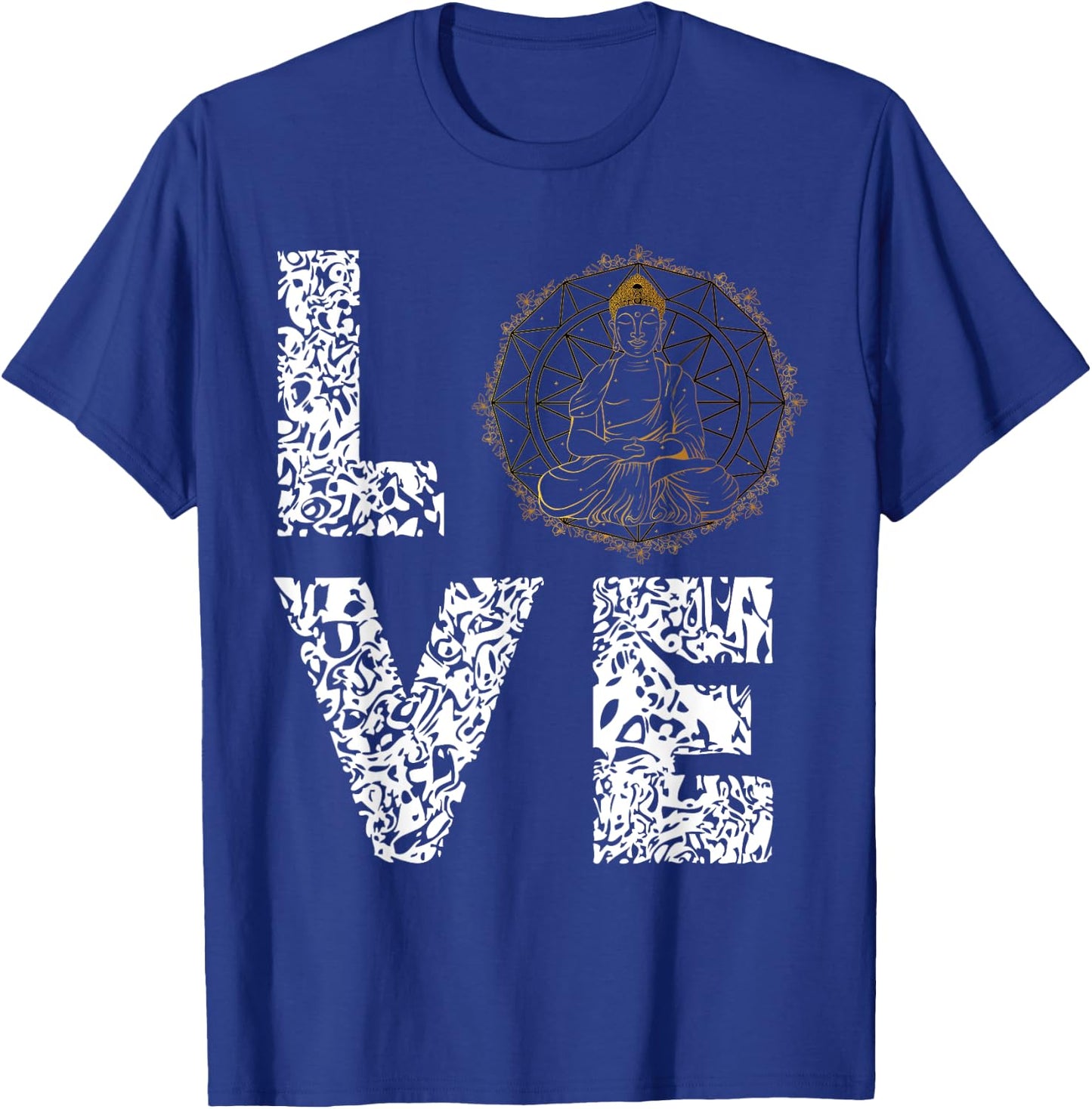 Buddha Love Buddhism Gautama Buddhist Festival Diwali Dhyana T-Shirt - T-Shirt | Royal