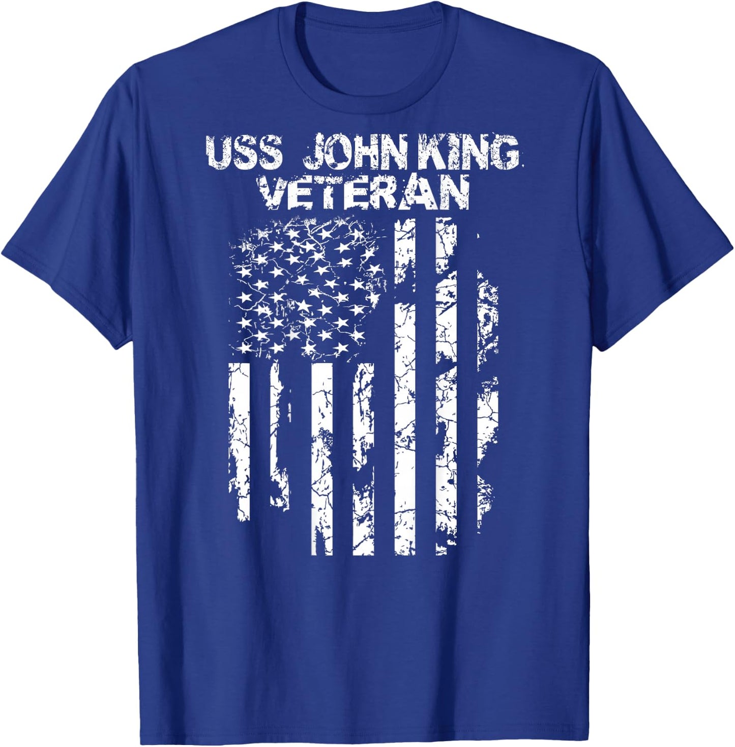 USS John King Veteran T-Shirt - T-Shirt | Royal