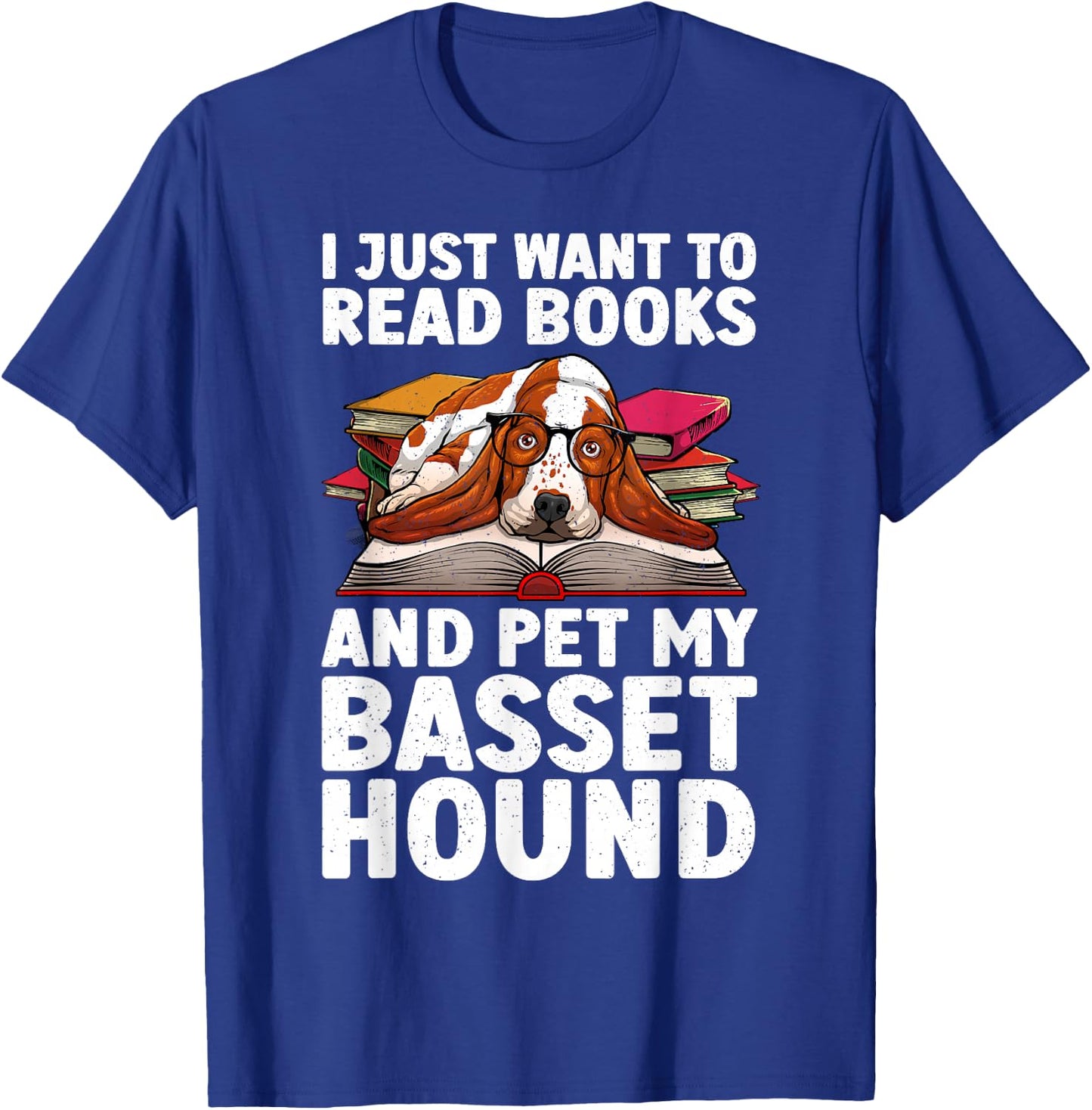 Funny Basset Hound Design Women Basset Hound Lover T-Shirt - T-Shirt | Royal