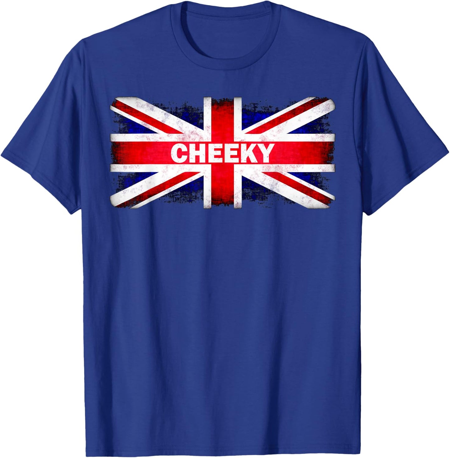 Funny Cheeky British Flag Union Jack Bold Sassy Gift T-Shirt - T-Shirt | Royal